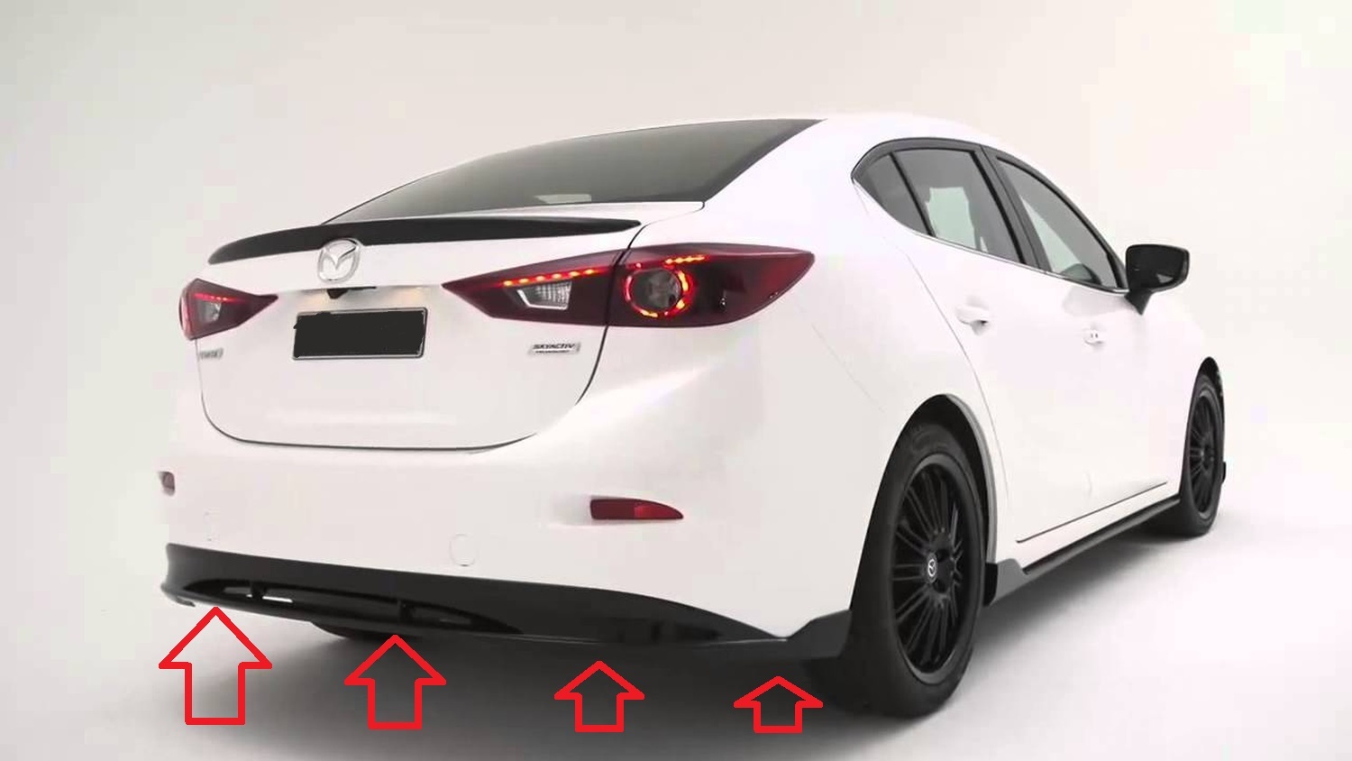 MAZDA 3 BODY KIT FOR BM BN SEDAN 20132019  FRONT LIP, SIDE SKIRTS