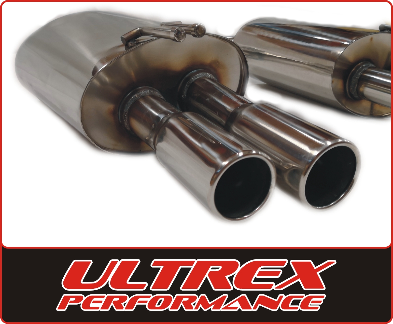 HOLDEN COMMODORE SEDAN VE VF MUFFLERS WITH 3 INCH INLET EXHAUST SS