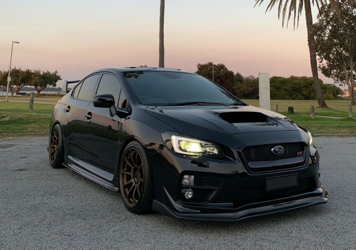 SUBARU WRX & STI MY1517 CS STYLE CARBON FIBRE FRONT LIP
