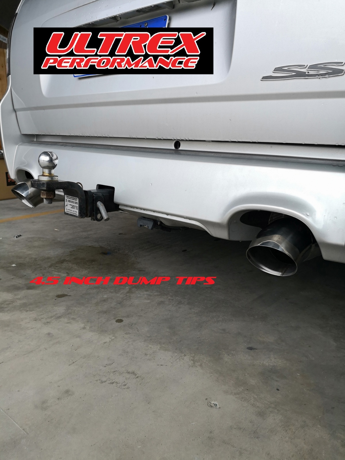 Commodore VE VF Ute Cat back Exhaust Dump Tips + 1 3/4 Headers