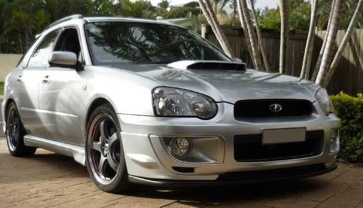 SUBARU IMPREZA WRX STI V SPEC FRONT LIP MY03 MY05 + B4