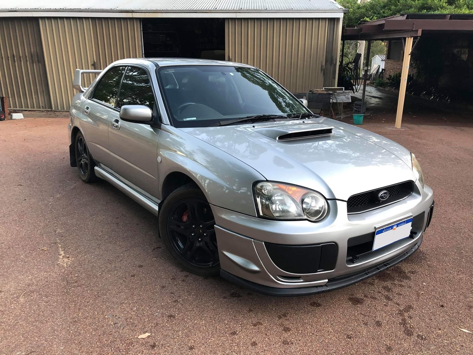 SUBARU IMPREZA WRX STI V SPEC FRONT LIP MY03 MY05 + B4