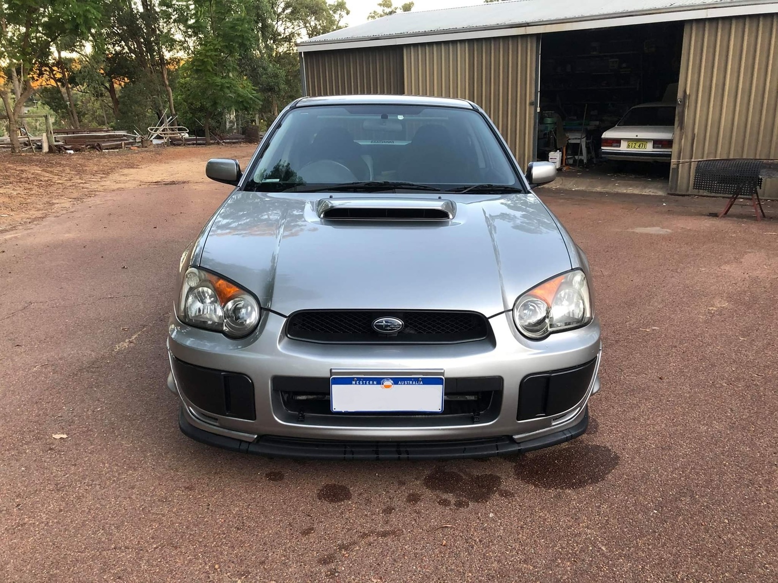 SUBARU IMPREZA WRX STI V SPEC FRONT LIP MY03 MY05 + B4