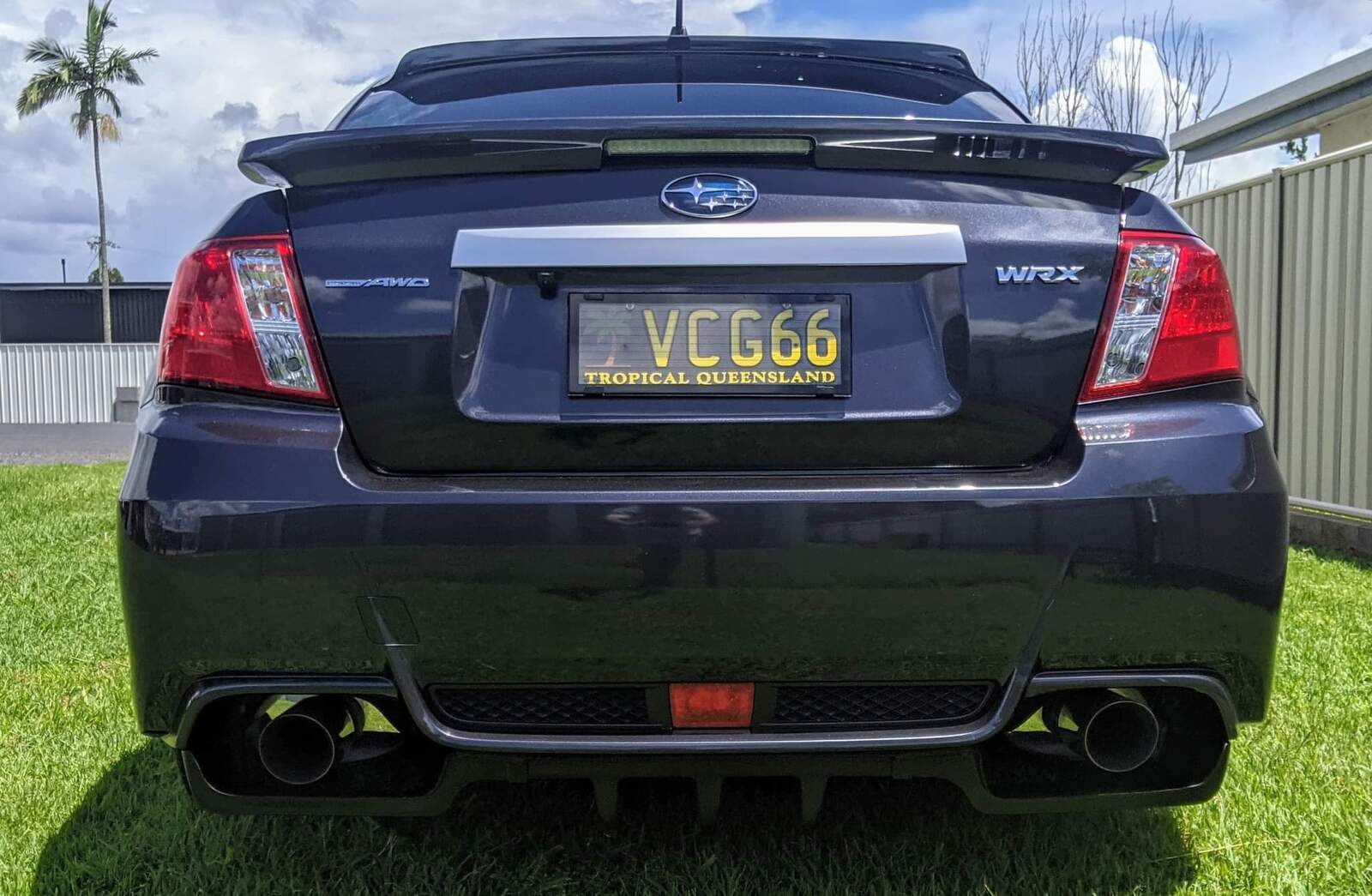 SUBARU WRX & STI MY11 14 SEDAN REAR DIFFUSER BLACK