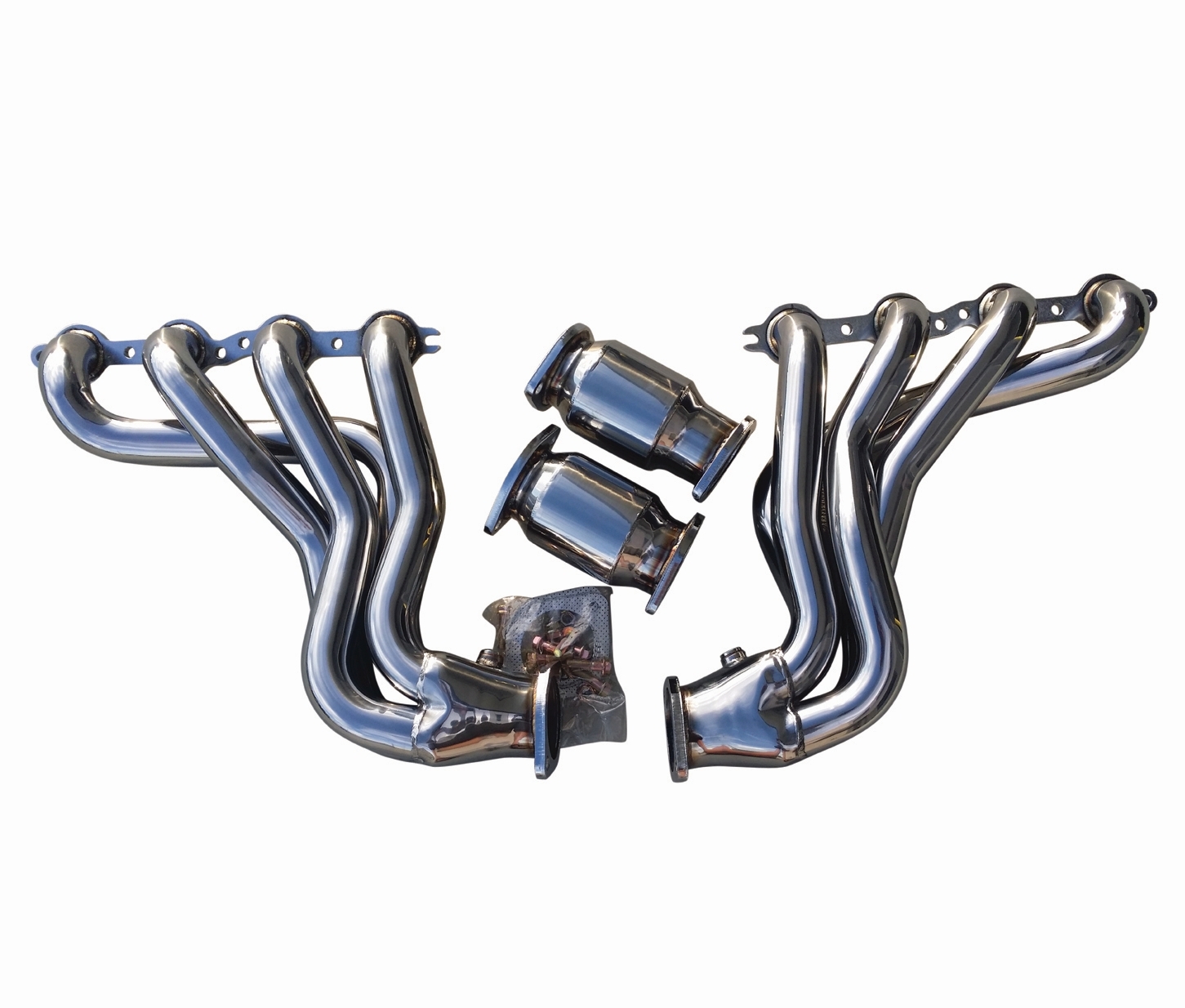 COMMODORE VE VF V8 EXTRACTORS STAINLESS 1 7 8 PRIMARIES