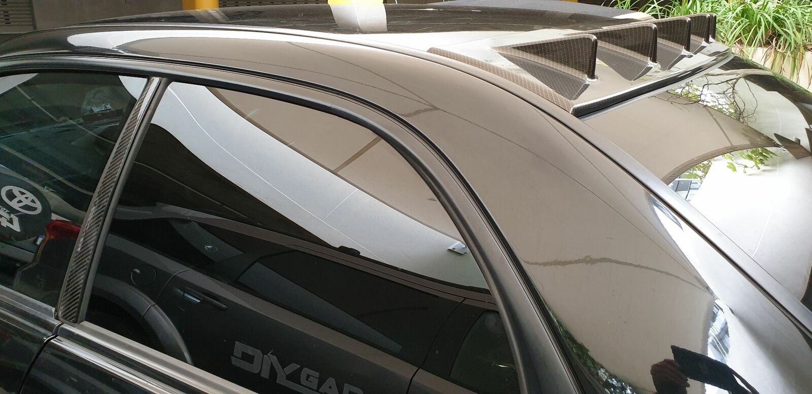 SUBARU IMPREZA WRX STI VORTEX GENERATOR MY01MY07 CARBON LOOK