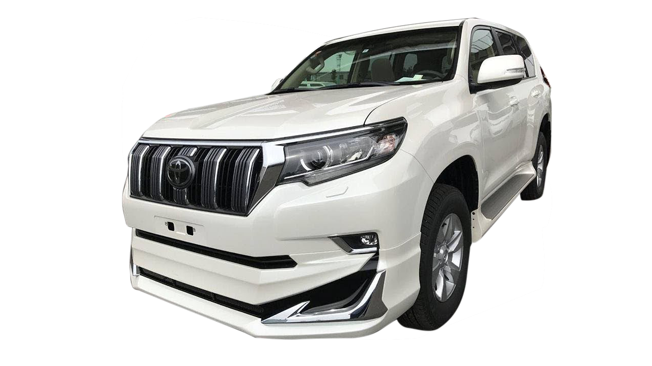 Toyota Prado FJ150 201922 Body kit Front lip, Side Step Covers and