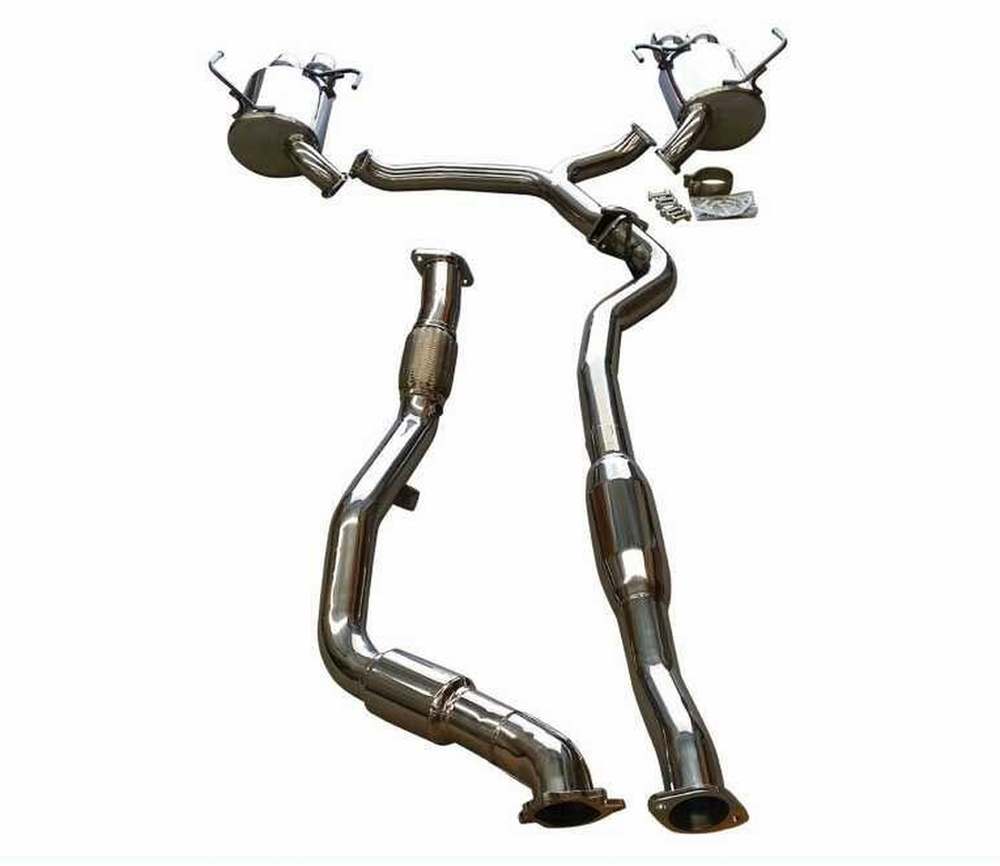 SUBARU FORESTER TURBO BACK EXHAUST MY0912 ULTIMATE SERIES TITANIUM TIPS