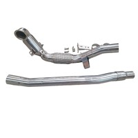 ULTIMATE SERIES STAINLESS DUMP PIPE EXHAUST FOR VW GOLF 7 / GOLF 7.5 R WITH CAT