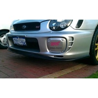 SUBARU WRX STI FRONT LIP MY01 MY02 SLIM POLYURETHANE