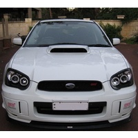 SUBARU IMPREZA HALO PROJECTOR HEADLIGHTS MY03-MY05 - BLACK