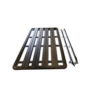 ALUMINIUM FLAT ROOF RACK SUITABLE FOR MITSUBISHI PAJERO 2006-21 (NS NT MW MX) 220CM X 125CM