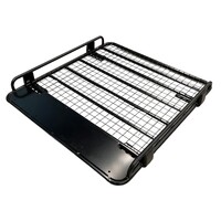 STEEL HALF CAGE ROOF RACK SUITABLE FOR TOYOTA HILUX GUN 2015-22 DUAL CAB