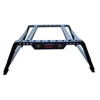 TUB RACK FOR VW AMAROK FULL HEIGHT LONG SPAN BRAKE & LED LIGHTS FOR DUAL AND SINGLE CAB UTE