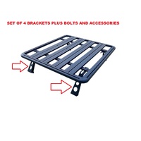 UTE TUB RACK BRACKETS -FITS ON ROLLER SHUTTER AND FITS ON HILUX - RANGER - NAVARA - TRITON - AMAROK - D-MAX -COLORADO ETC