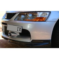 EVO 9 IX FRONT LIP SPOILER RALLIART STYLE CARBON FIBRE