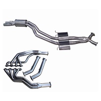 COMMODORE SEDAN CAT BACK EXHAUST & 1 7/8 EXTRACTORS VT VX VY VZ SS HSV 3" V8