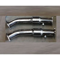HOLDEN COMMODORE VT VX VU VY VZ LS1 V8 EXTRACTOR CAT PIPES WITH 100 CEL CATS FOR ULTREX 1 3/4 HEADERS ONLY