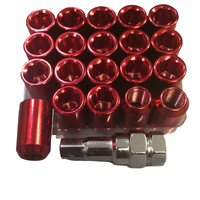 ULTREX WHEEL NUTS RED M12X1.25 FOR SUBARU / NISSAN