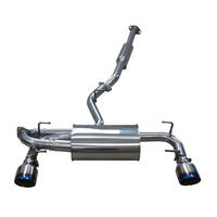 CAT BACK EXHAUST WITH TITANIUM LOOK TIPS SUITABLE FOR SUBARU BRZ / TOYOTA 86 