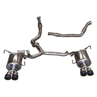 SUBARU STI MY15-21 TURBO BACK EXHAUST ULTIMATE SERIES TITANIUM TIPS
