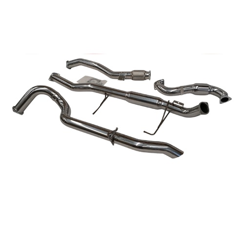 NISSAN PATROL GU 3L TD 3'' TURBO BACK EXHAUST + CAT + STRAIGHT PIPE