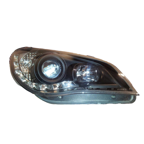 SUBARU IMPREZA WRX STI PROJECTOR LED HEADLIGHTS MY06-MY07 BLACK