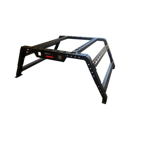 TUB RACK FOR VW AMAROK FULL HEIGHT MEDIUM SPAN BRAKE & LED LIGHTS FOR DUAL AND SINGLE CAB UTE