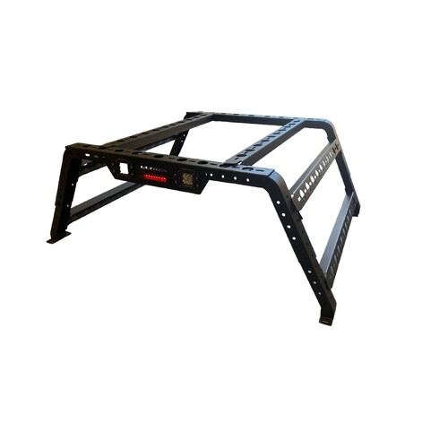 TUB RACK FOR HOLDEN COLORADO RC 2008-12 FULL HEIGHT LONG SPAN BRAKE & LED LIGHTS FOR DUAL AND SINGLE CAB UTE