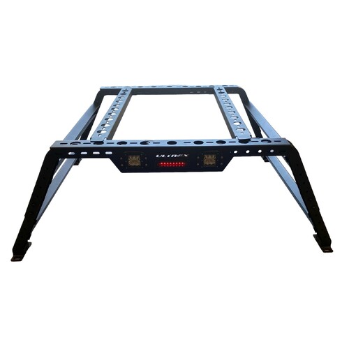 TUB RACK FOR MITSUBISHI TRITON MQ MR 2015-22 FULL HEIGHT LONG SPAN BRAKE & LED LIGHTS FOR DUAL AND SINGLE CAB UTE