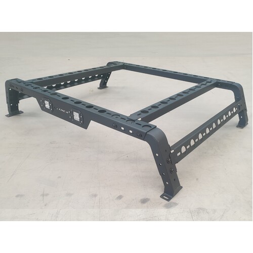 TUB RACK FOR TOYOTA HILUX KZN 1998-04 HALF HEIGHT WITH LED LIGHTS FOR DUAL CAB & SINGLE CAB UTE
