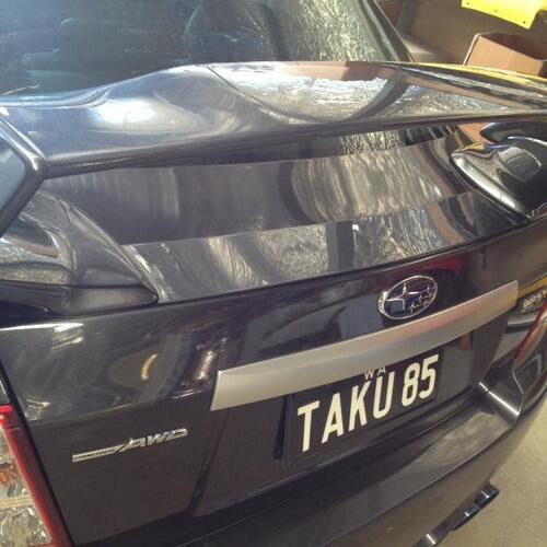BLANKING PLATE ONLY FOR SUBARU STI SPOILER MY09-14 SEDAN