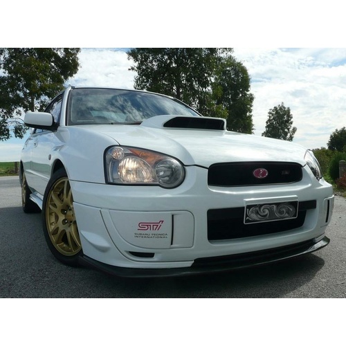 SUBARU WRX STI STYLE CARBON FIBRE FRONT LIP MY03MY05