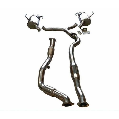 SUBARU FORESTER TURBO BACK EXHAUST MY09-12 ULTIMATE SERIES CHROME TIPS