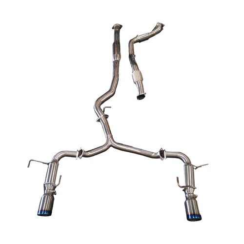 SUBARU FORESTER SUPERLOUD TURBO BACK EXHAUST MY09-12 TITANIUM TIPS