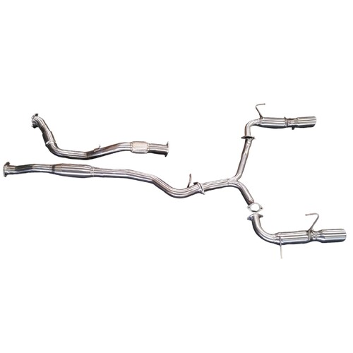 SUBARU FORESTER SUPERLOUD TURBO BACK EXHAUST MY09-12 CHROME TIPS
