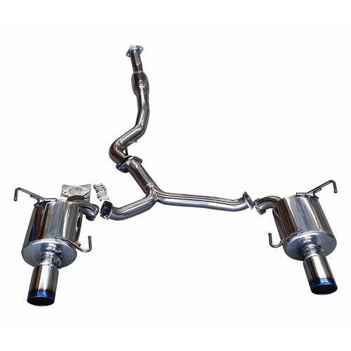 SUBARU FORESTER XT MY09-18 CAT BACK EXHAUST ULTIMATE SERIES TITANIUM TIPS