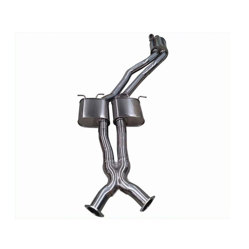 COMMODORE SEDAN CAT BACK EXHAUST VT VX VY VZ SS HSV TWIN 3" V8 STAINLESS