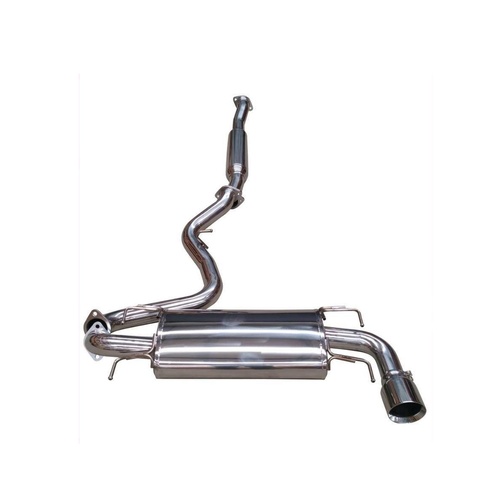 SUBARU WRX MY08-10 HATCH CAT BACK EXHAUST ULTIMATE SERIES CHROME TIPS