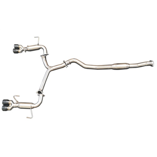 SUBARU WRX & STI MY15-21 SUPERLOUD CAT BACK EXHAUST ULTIMATE SERIES BLACK CHROME TIPS