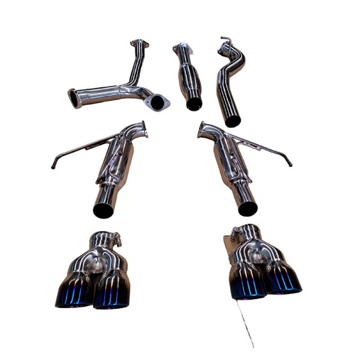SUBARU WRX SEDAN MY22+ SUPERLOUD CAT BACK EXHAUST TITANIUM TIPS