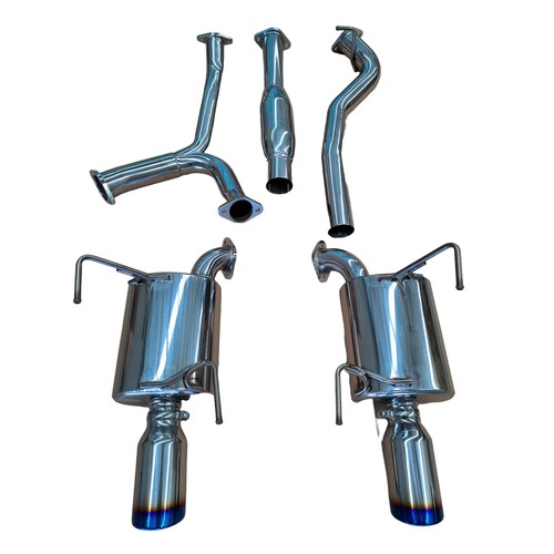SUBARU WRX SPORTSWAGON MY22+ CAT BACK EXHAUST ULTIMATE SERIES TITANIUM TIPS